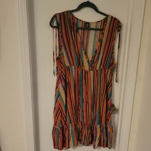 SHEIN Multicolor Striped Midi Dress
